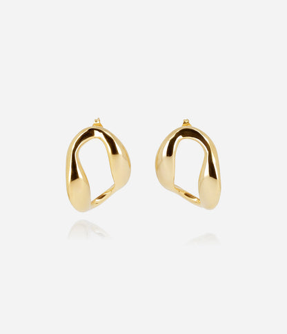 Boucles d'oreilles Odessa (Acier doré)