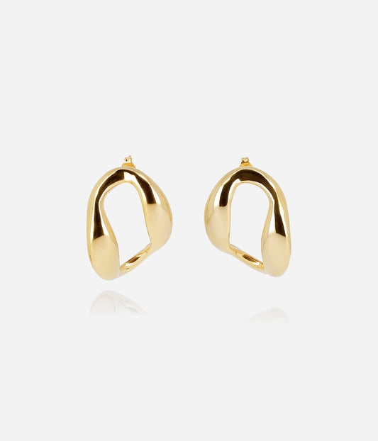 Boucles d'oreilles Odessa (Acier doré)