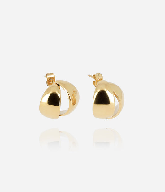 Boucles d'oreilles Danila (Acier doré)