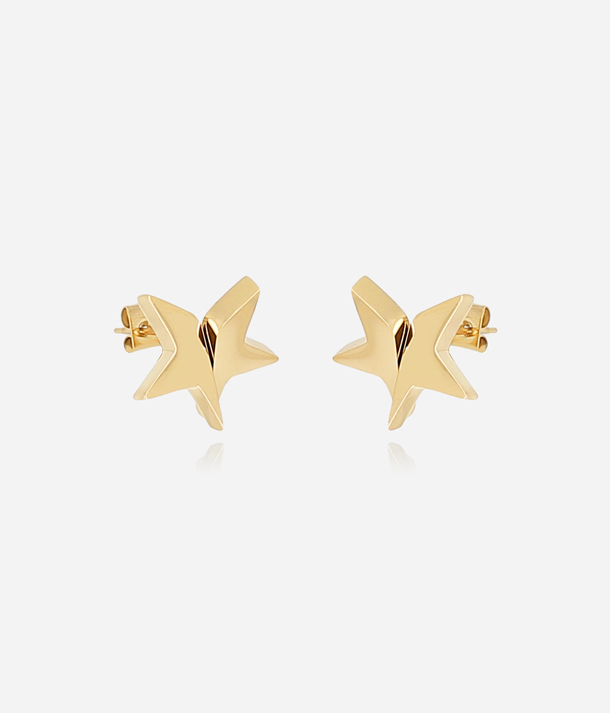 Boucles d'oreilles Angel (Acier doré)