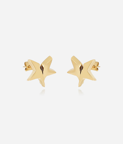 Boucles d'oreilles Angel (Acier doré)