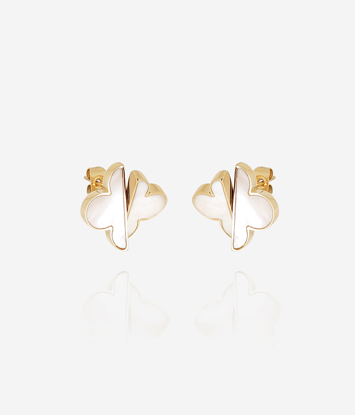 Boucles d'oreilles Azzo (Acier doré)