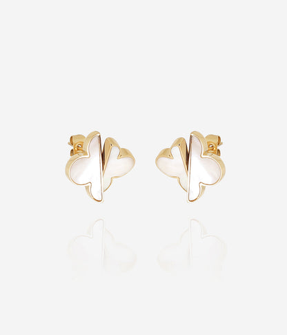 Boucles d'oreilles Azzo (Acier doré)