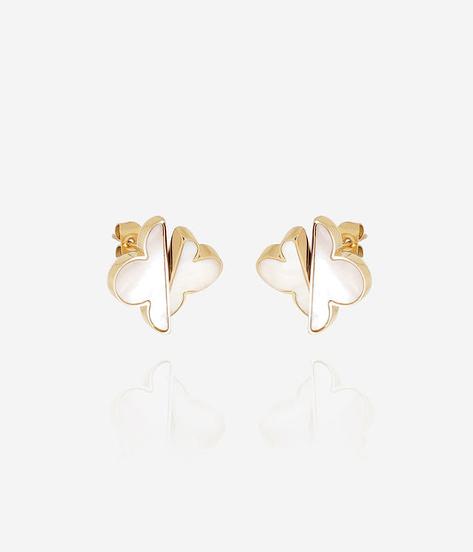 Boucles d'oreilles Azzo (Acier doré)