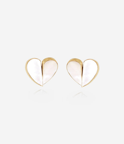 Boucles d'oreilles Basilio (Acier doré)
