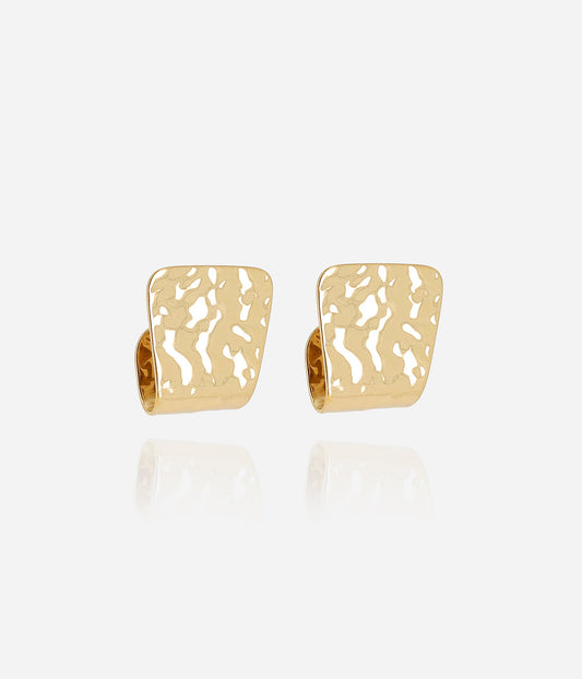 Boucles d'oreilles Andeos (Acier doré)