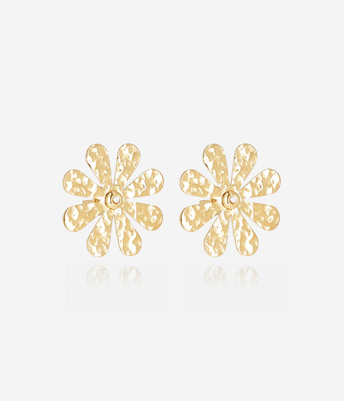 Boucles d'oreilles Ritsa (Acier doré)