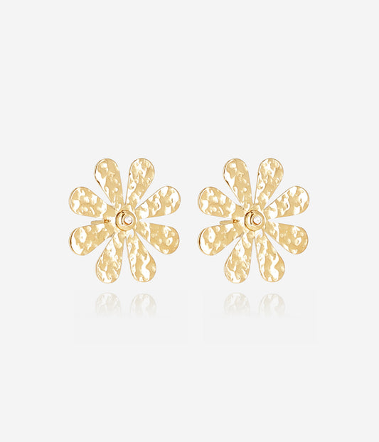 Boucles d'oreilles Ritsa (Acier doré)