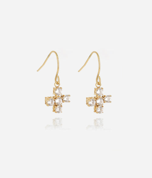 Boucles d'oreilles Conti (Acier doré)