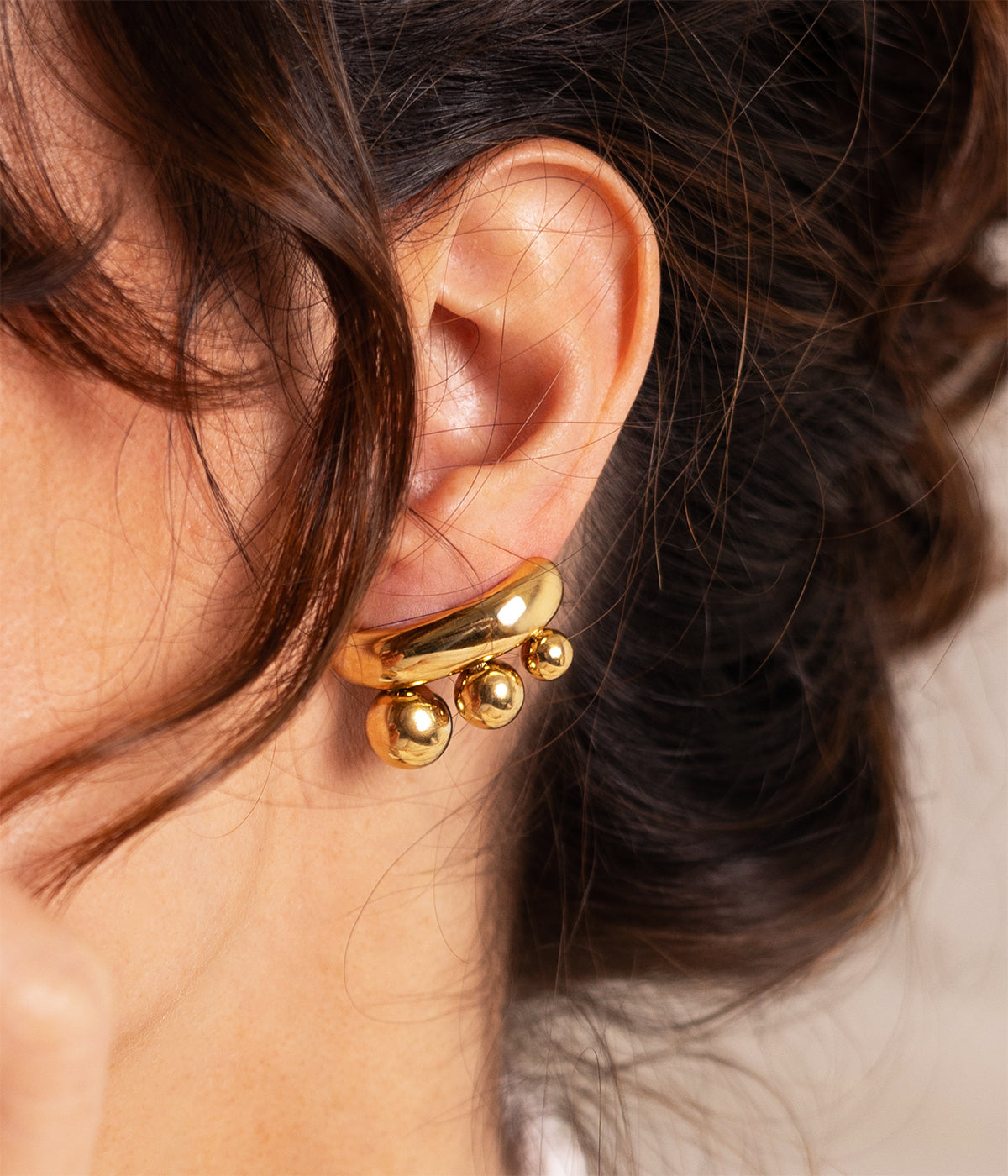 Boucles d'oreilles Veta (Acier)