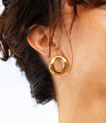 Boucles d'oreilles Cesira (Acier)