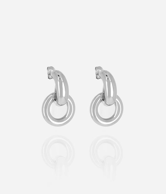 Boucles d'oreilles Dina (Acier)