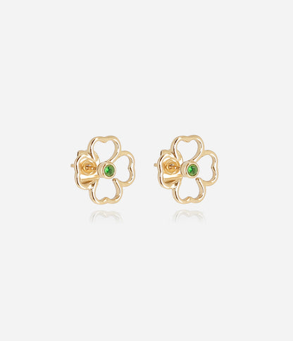 Boucles d'oreilles Adone (Acier doré)