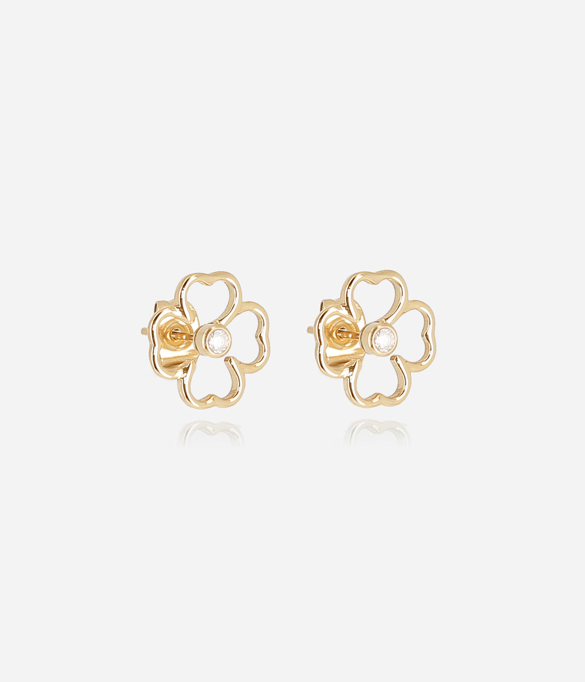 Boucles d'oreilles Adone (Acier doré)