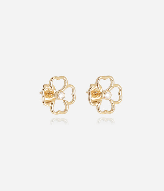 Boucles d'oreilles Adone (Acier doré)