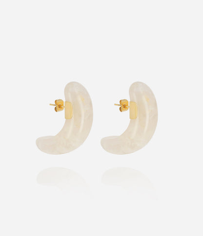 Boucles d'oreilles Nae (Acier doré)