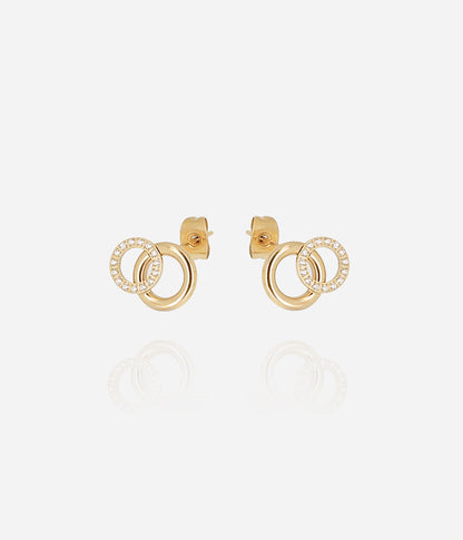 Boucles d'oreilles Antonio (Acier doré)