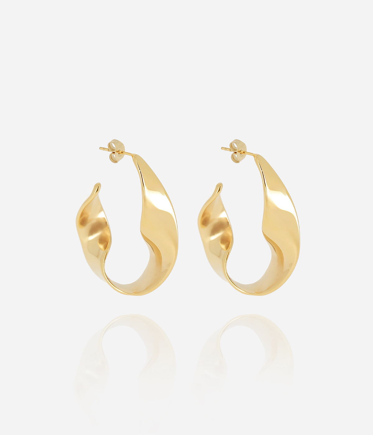 Boucles d'oreilles Pinelopi (Acier doré)