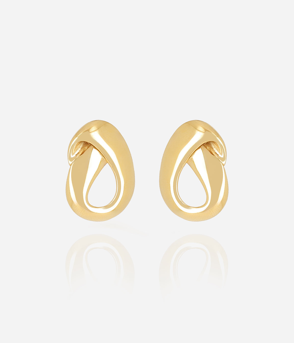 Boucles d'oreilles Magda (Acier doré)