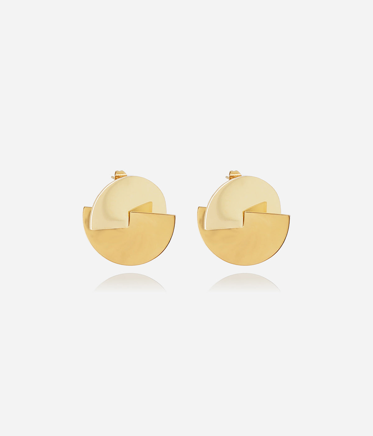 Boucles d'oreilles Yona (Acier doré)
