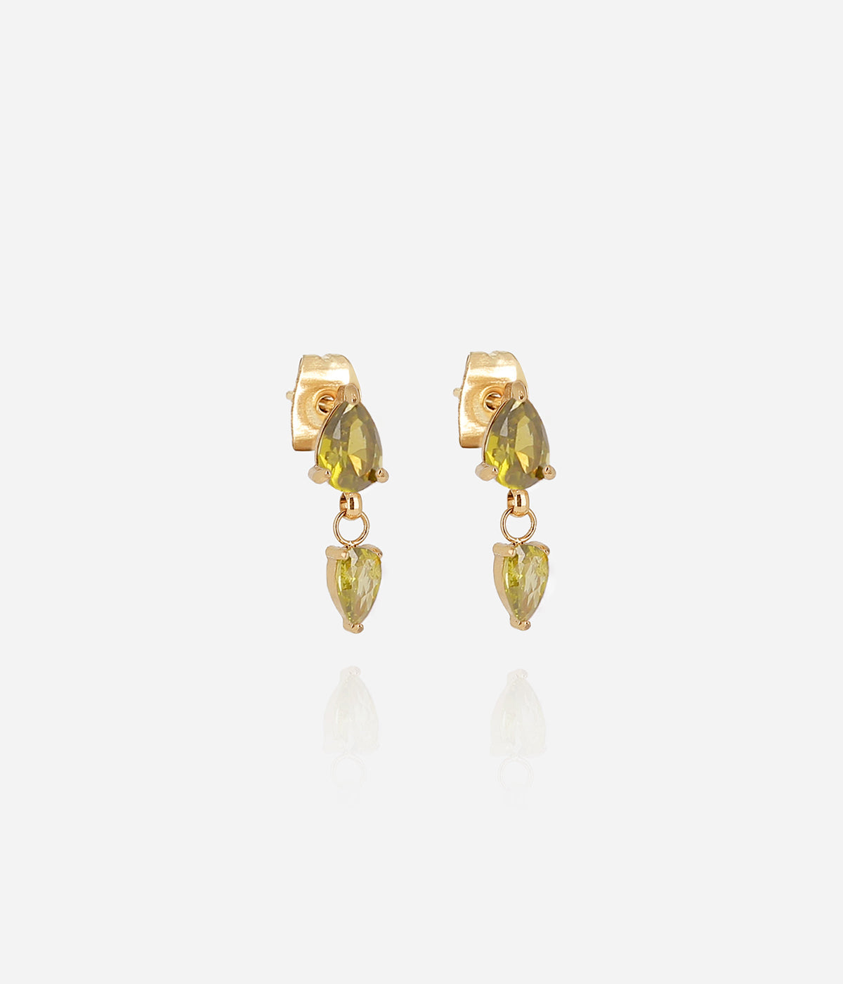 Boucles d'oreilles Zira (Acier doré)