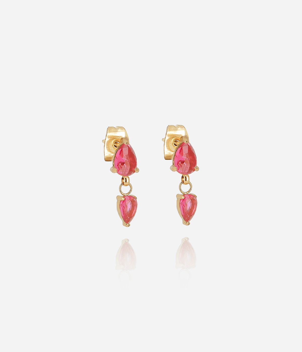 Boucles d'oreilles Zira (Acier doré)