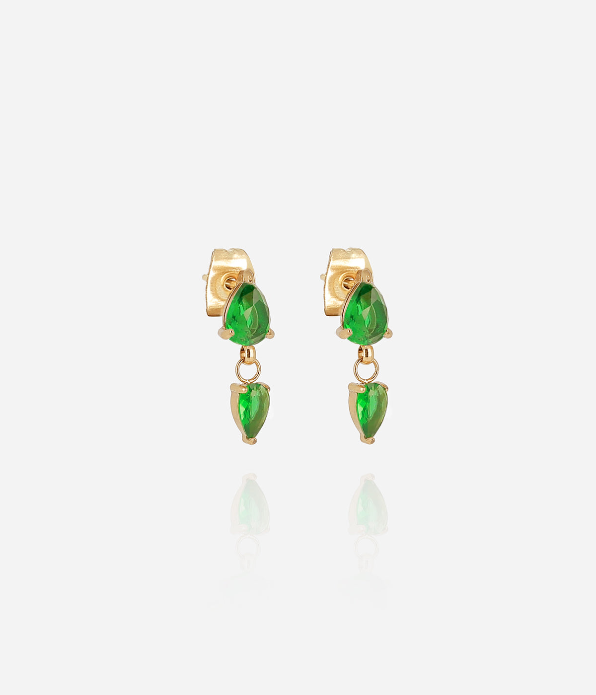 Boucles d'oreilles Zira (Acier doré)
