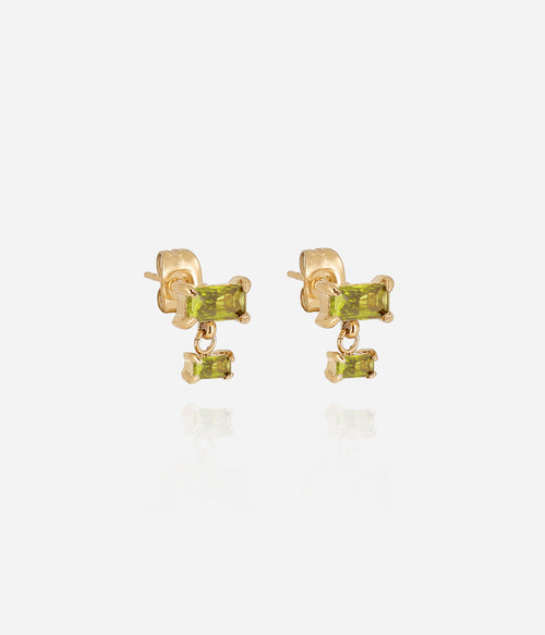 Boucles d'oreilles Maura (Acier doré)