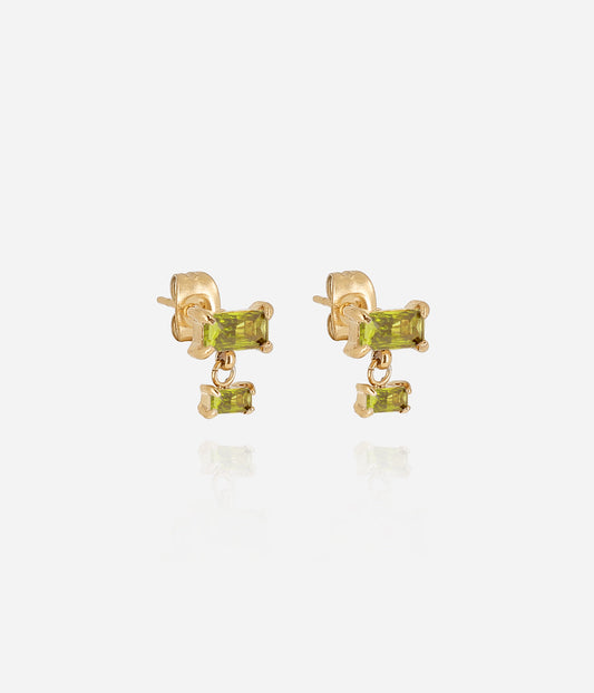 Boucles d'oreilles Maura (Acier doré)