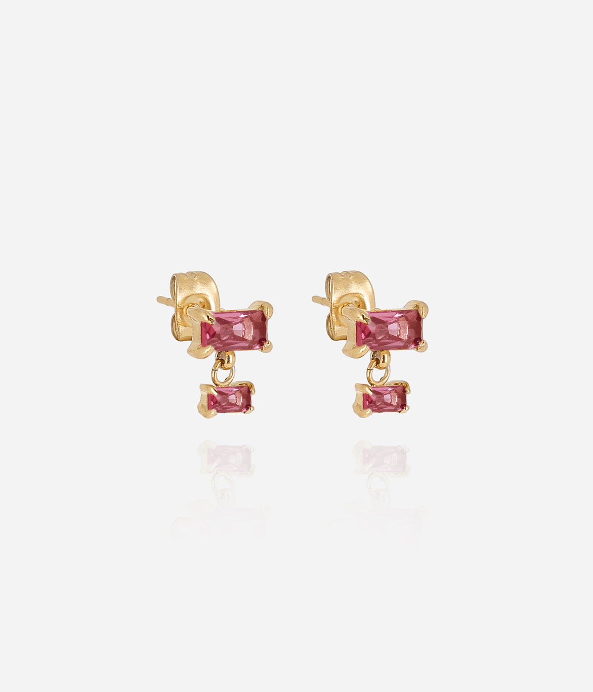 Boucles d'oreilles Maura (Acier doré)