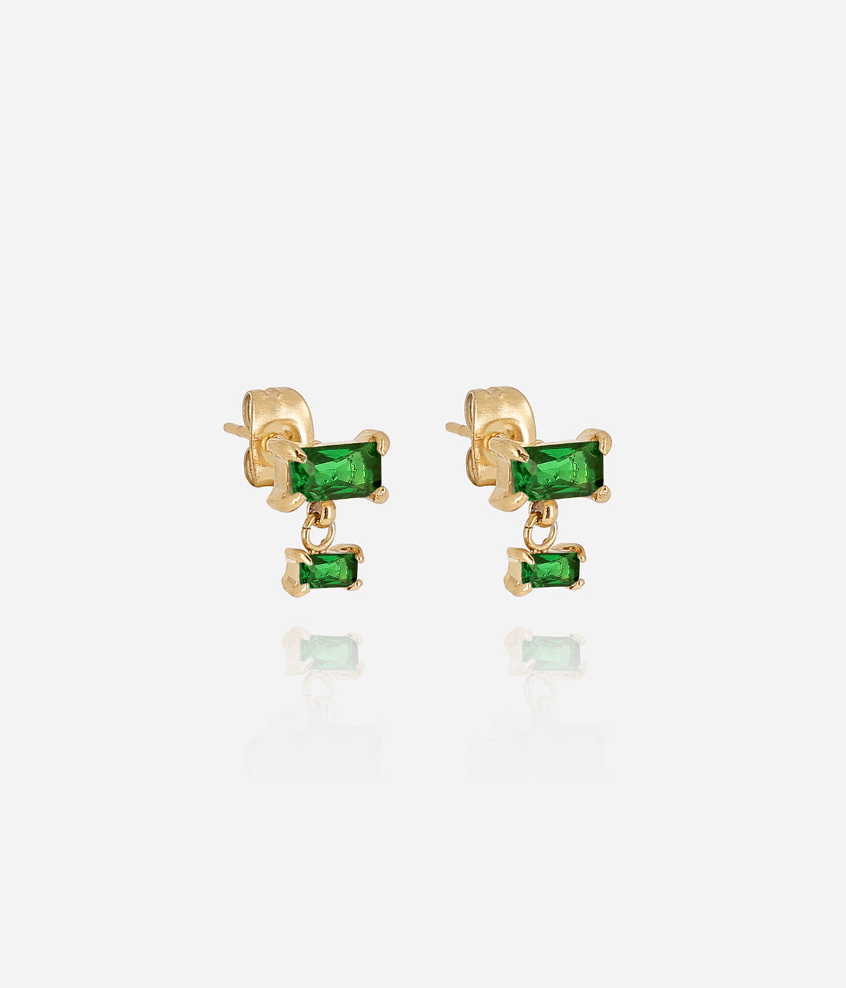 Boucles d'oreilles Maura (Acier doré)