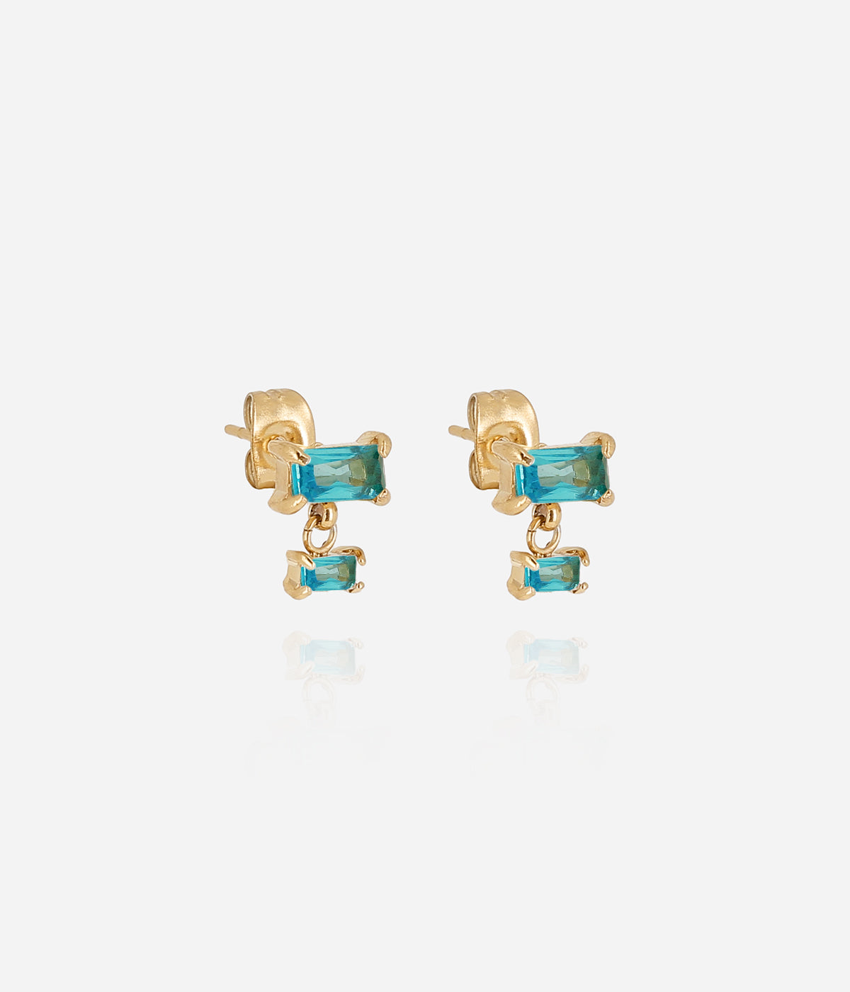 Boucles d'oreilles Maura (Acier doré)