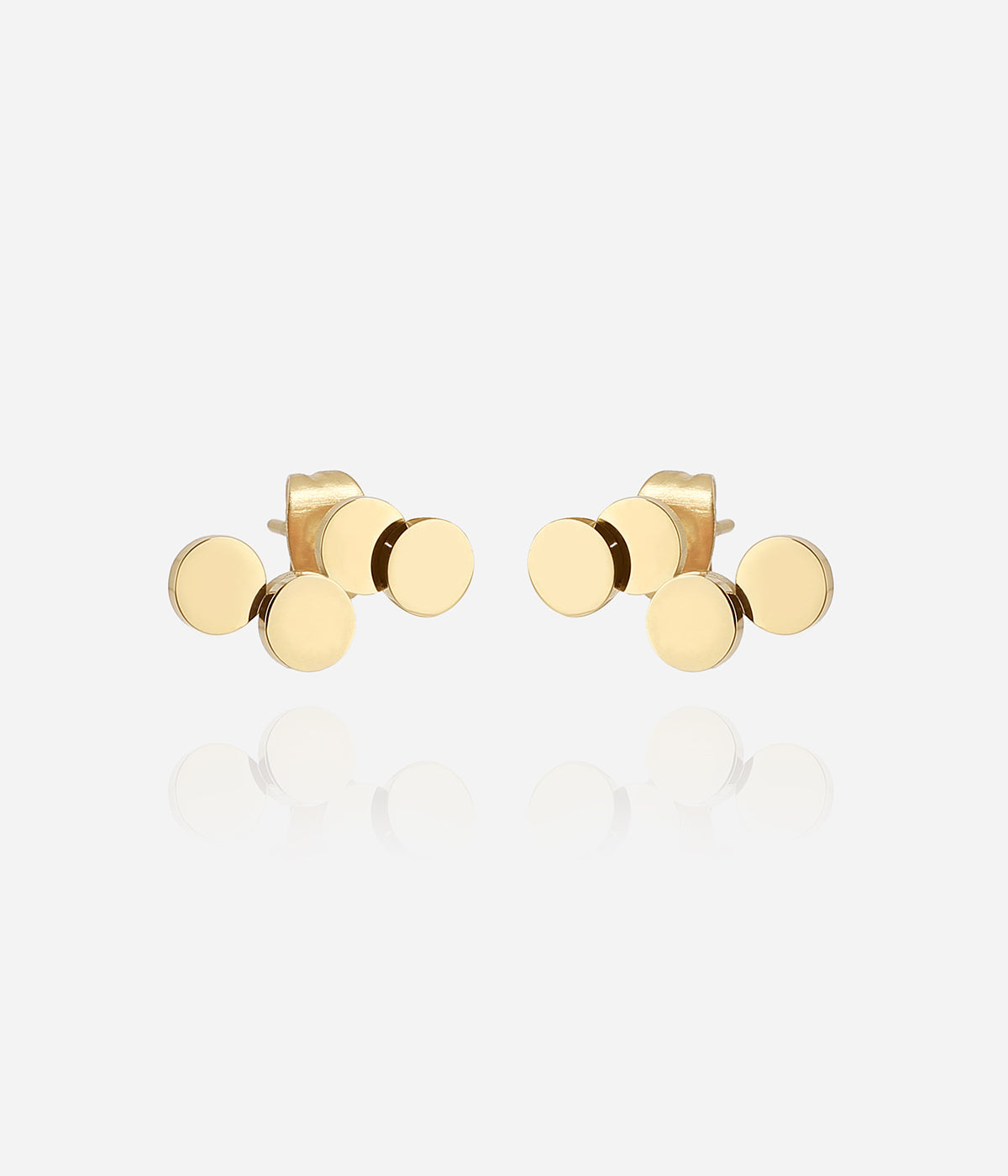 Boucles d'oreilles Cosima (Acier doré)