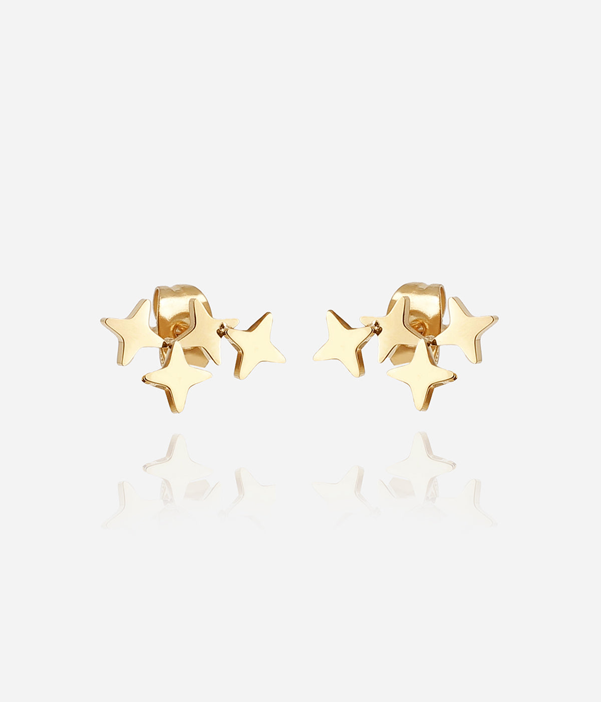 Boucles d'oreilles Massimo (Acier doré)