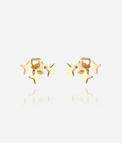 Boucles d'oreilles Massimo (Acier doré)