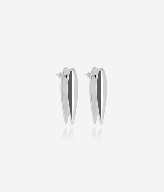 Boucles d'oreilles Pluma (Acier)
