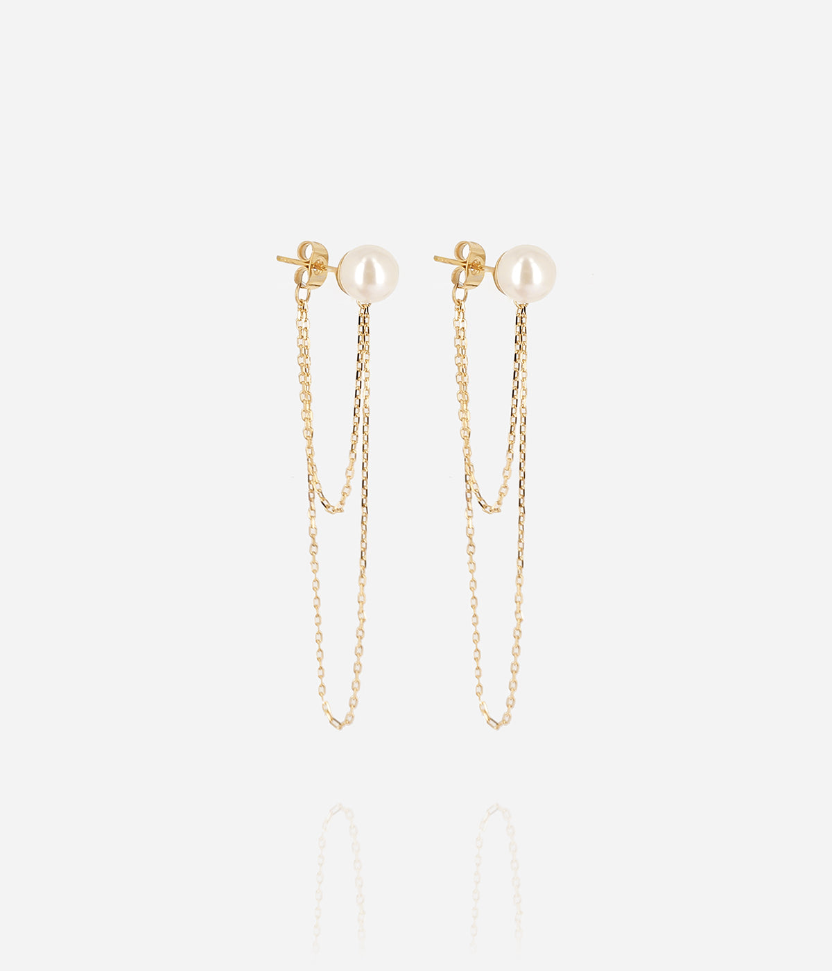 Boucles d'oreilles Narcisso (Acier doré)