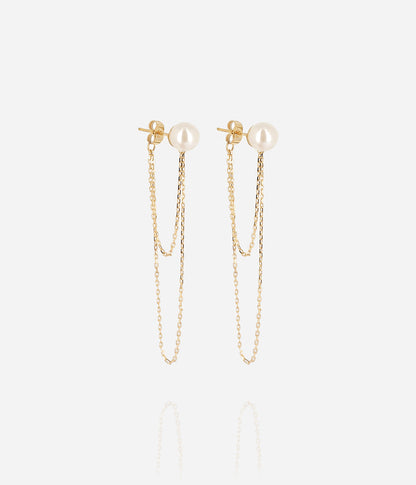 Boucles d'oreilles Narcisso (Acier doré)