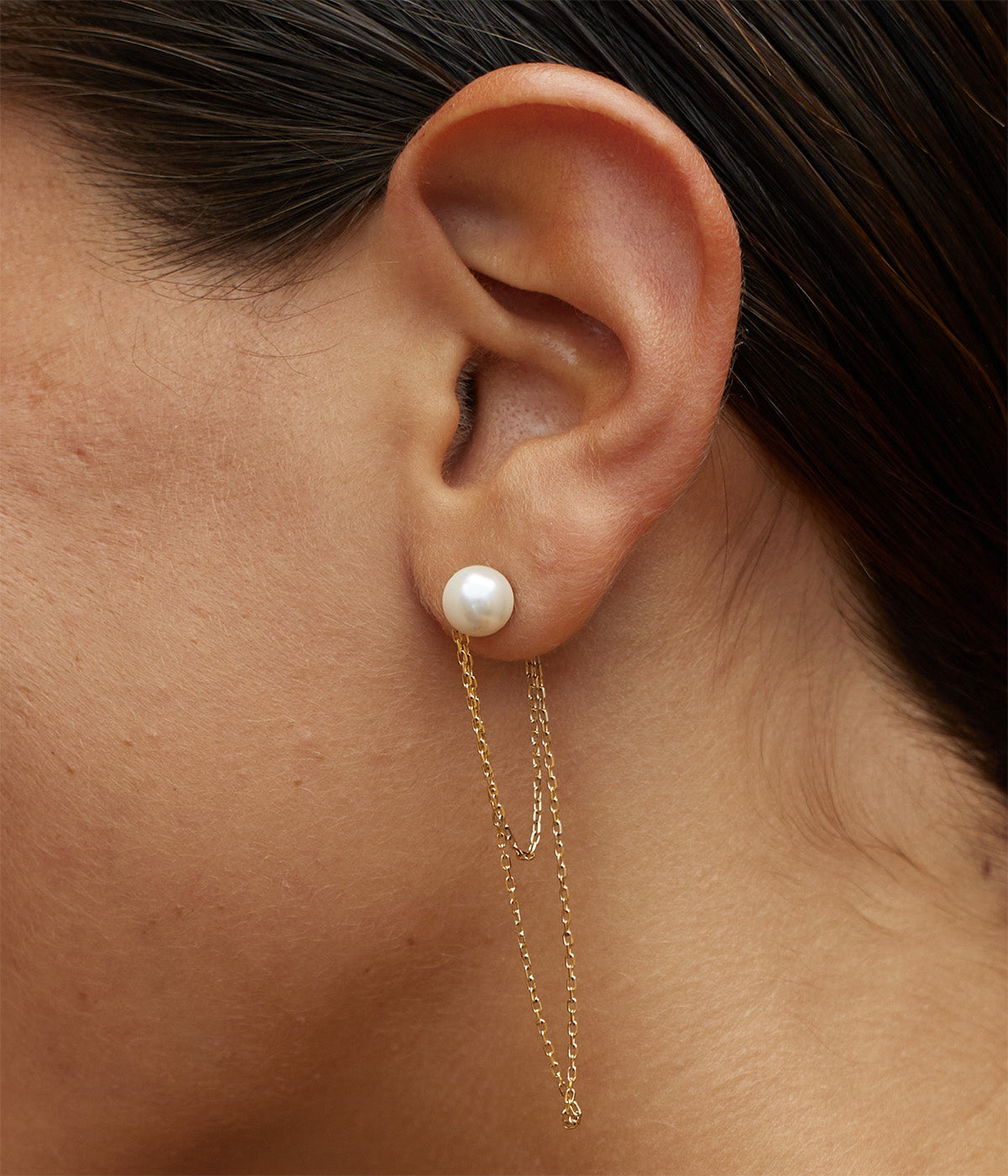 Boucles d'oreilles Narcisso (Acier doré)