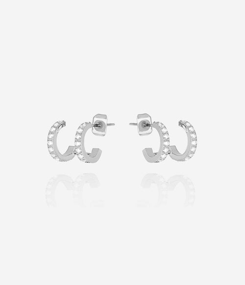Boucles d'oreilles Xavi (Acier)