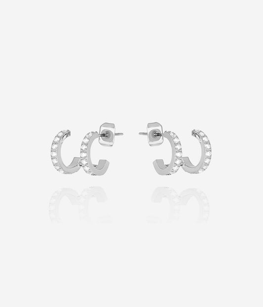 Boucles d'oreilles Xavi (Acier)