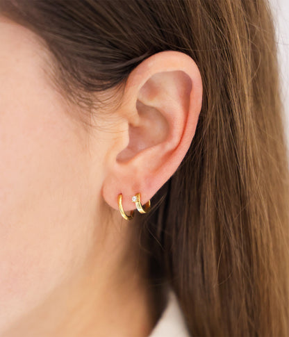 Boucles d'oreilles Blasa (Acier doré)