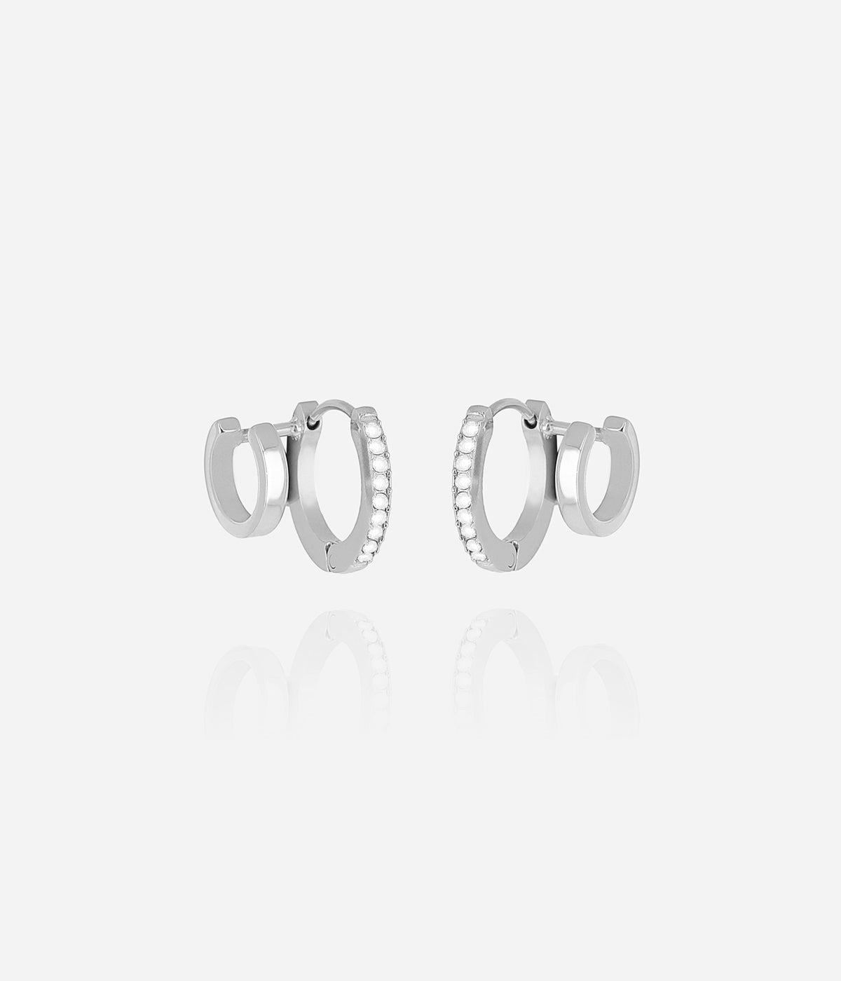 Boucles d'oreilles Uria (Acier)