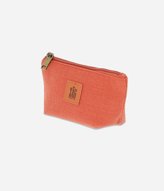 Trousse petit format corail offert