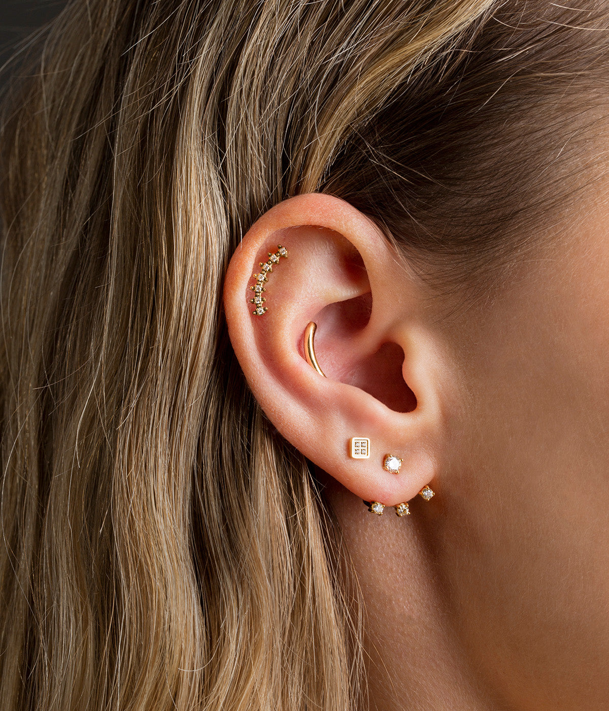 Piercing Melbourne (Acier doré)