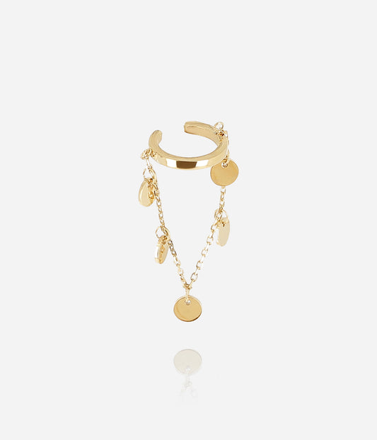 Earcuff Klelia (Acier doré)