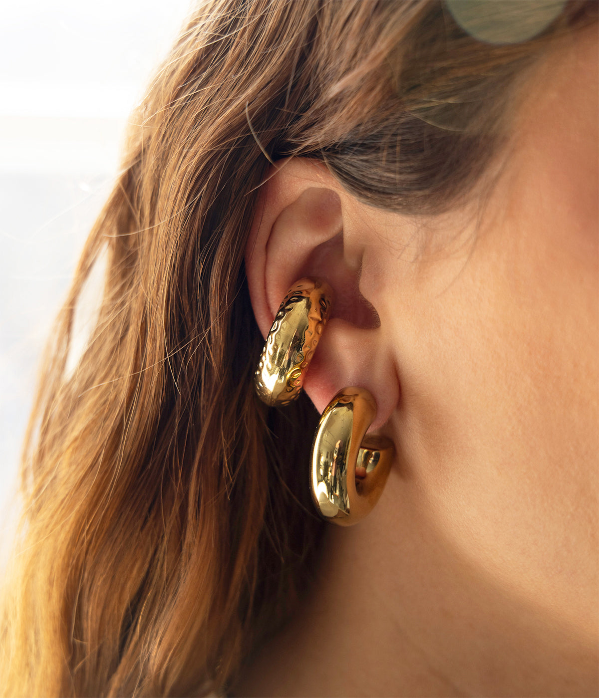 Earcuff Demi (Acier doré)