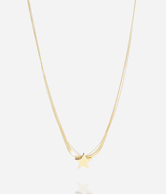 Collier Ueda (Acier doré)