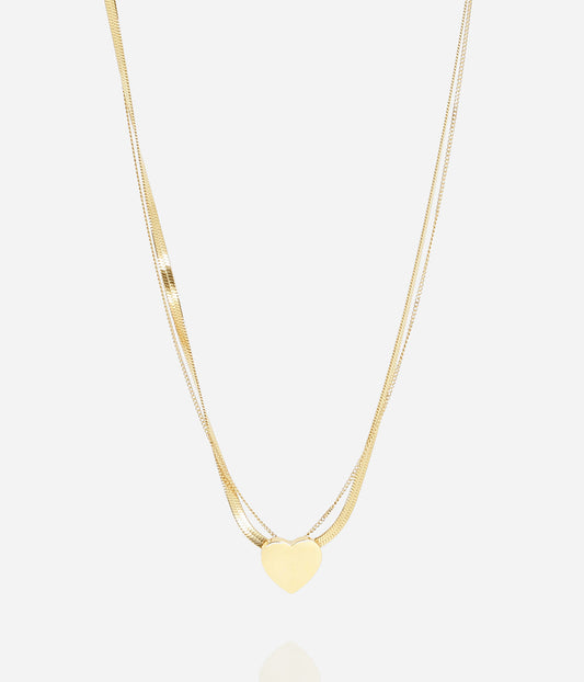 Collier Juza (Acier doré)