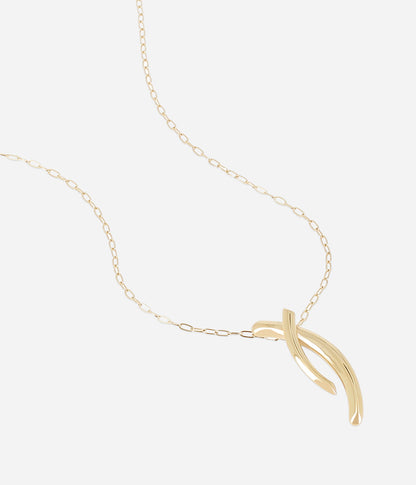 Collier Apion (Acier doré)